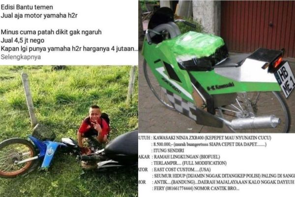 kata kata jual motor online